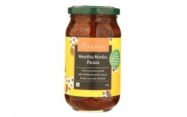 Aamra Meetha Nimbu Pickle   Glass Jar  470 grams